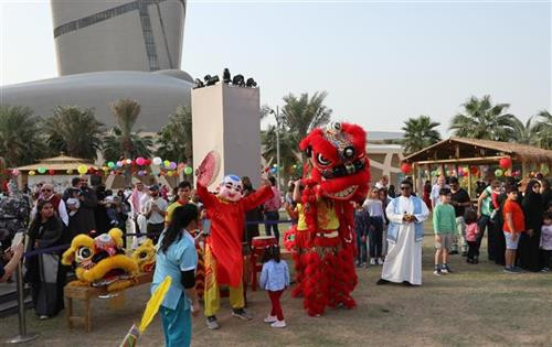 “在沙特阿拉伯的越南日”活动。图自越通社