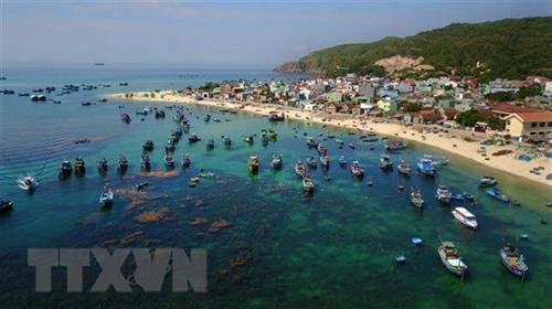 资料图：归仁市海滩。图自越通社
