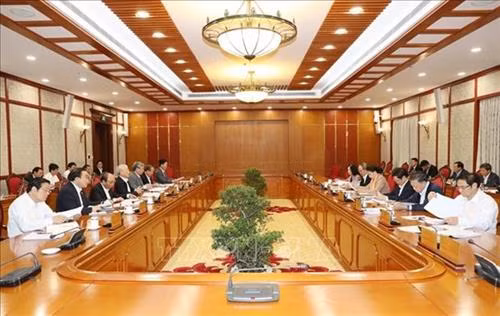 会议全景。图自越通社 会议全景。图自越通社