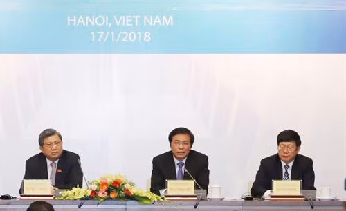 亚太议会论坛第26届年会组委会举行新闻发布会。（图片来源：越通社）