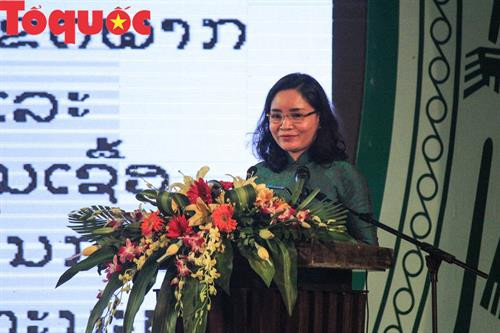 越南文化体育旅游部副部长郑氏水在开幕式上发表讲话。图自https://bvhttdl.gov.vn