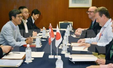 《跨太平洋伙伴关系协定》（TPP）11个成员国在日本神奈川县箱根町召开首席谈判代表会议。（图片来源：越通社）