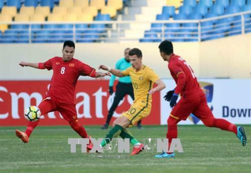 越南足球队1-0击败澳大利亚队（图片来源：越通社）