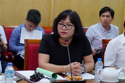 资料图：越南计划与投资部中小型企业发展基金会（SMEDF）主任黄氏红。（图片来源于互联网）