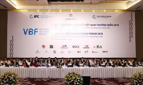 论坛场景。图自越通社 论坛场景。图自越通社