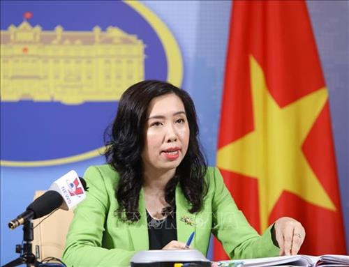 外交部发言人黎氏秋姮。图自越通社