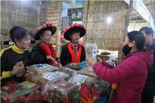 展会上展示的产品。（图片来源：越通社）