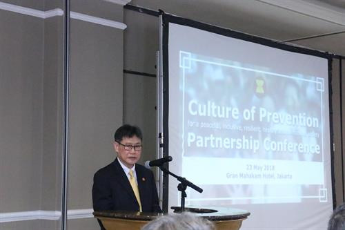 5月23日举行的东盟秘书处举行文化合作伙伴会议。（图片来源：越通社）