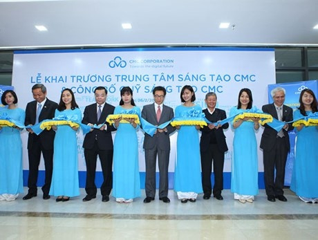 武德儋副总理出席CMC创新中心揭牌仪式（图片来源：越通社）