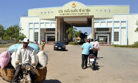 河仙国际口岸。(图片来源:因特网) 河仙国际口岸。(图片来源:因特网)