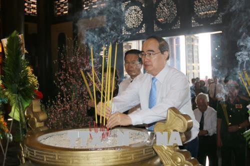 胡志明市委书记阮善仁。（图片来源：越通社）