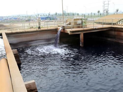 资料图:污水处理。(图片来源:越通社) 资料图:污水处理。(图片来源:越通社)