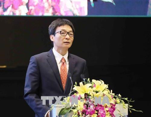 政府副总理武德儋在会上发表主旨讲话。（图片来源：越通社）