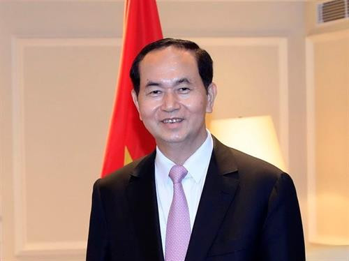 越南国家主席陈大光。（图片来源：越通社）