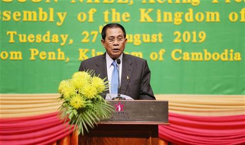 柬埔寨内务、国防和公务委员会主任洪南。图自越通社 柬埔寨内务、国防和公务委员会主任洪南。图自越通社