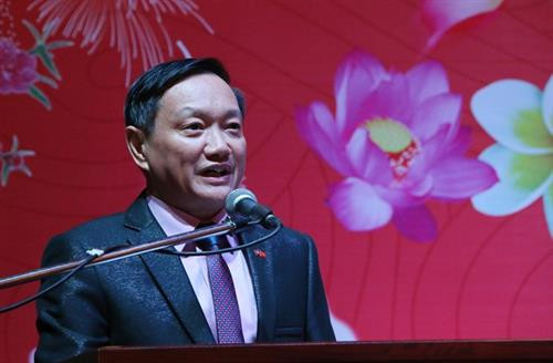 越南驻老挝大使阮伯雄。图自越通社