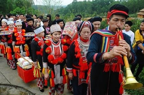 红瑶族妇女。图自越南之声