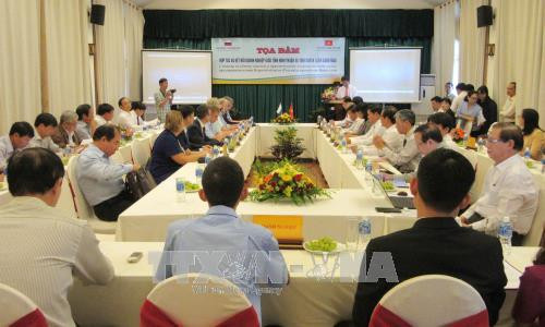 接洽会场景。(图片来源:越通社) 接洽会场景。(图片来源:越通社)