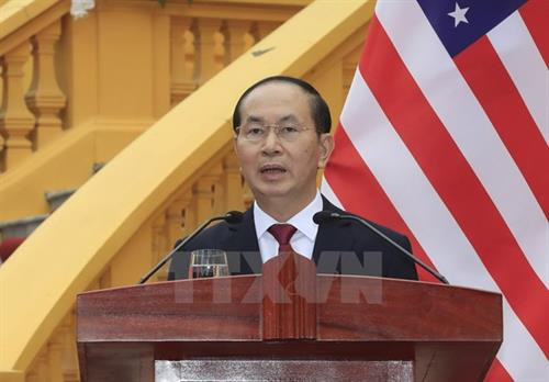 越南国家主席陈大光。（图片来源：越通社）