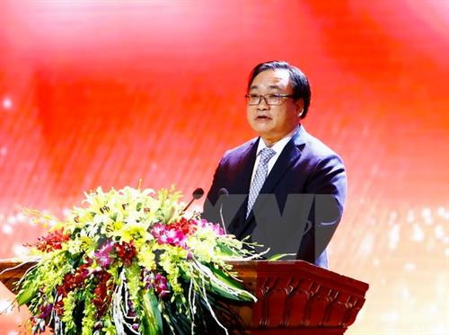 越共中央政治局委员、河内市委书记黄忠海。（图片来源：越通社）