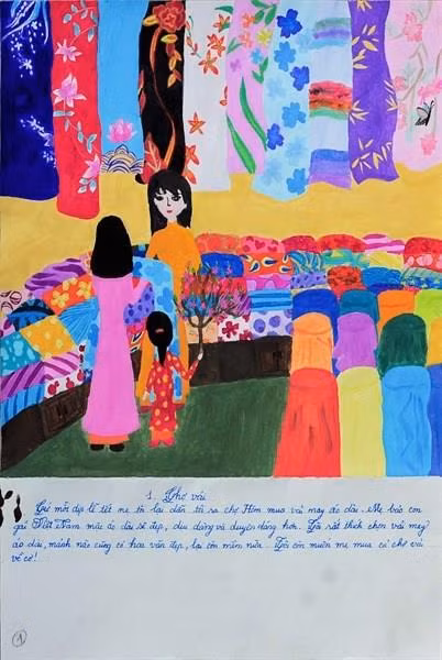 阮梅庄的作品。图自因特网