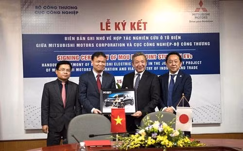 签署仪式。（图片来源：越通社）