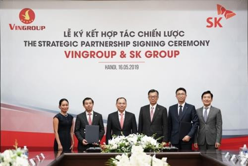 韩国SK集团对越南Vingroup投资10亿美元。图自https://vnexpress.net