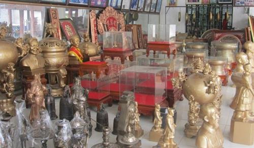 茶东村铸铜产品。图自baothanhhoa.vn
