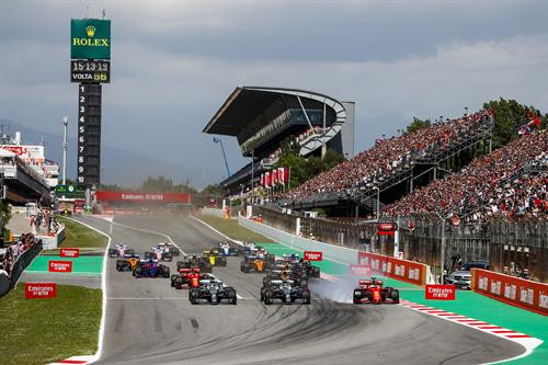 F1巴塞罗那测试赛正在进行。图自互联网