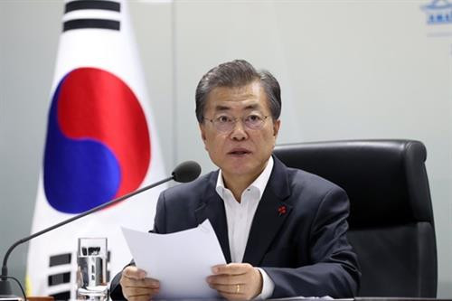 韩国总统文在寅。（图片来源：因特网）