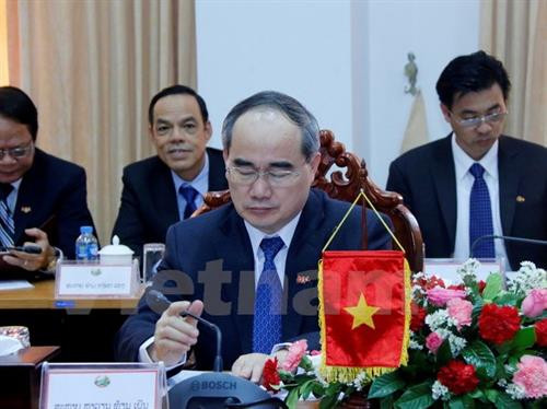 胡志明市市委书记阮善仁。(图片来源:越通社) 胡志明市市委书记阮善仁。(图片来源:越通社)