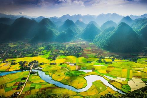 谅山省圻琼江的美景 图自互联网