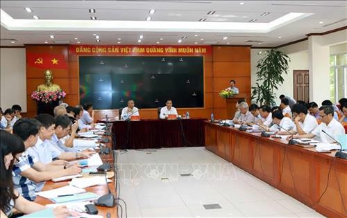 会议场景。图自越通社