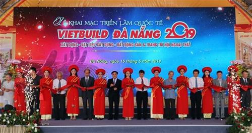 2019年越南国际建材展在岘港开幕。图自越通社 2019年越南国际建材展在岘港开幕。图自越通社