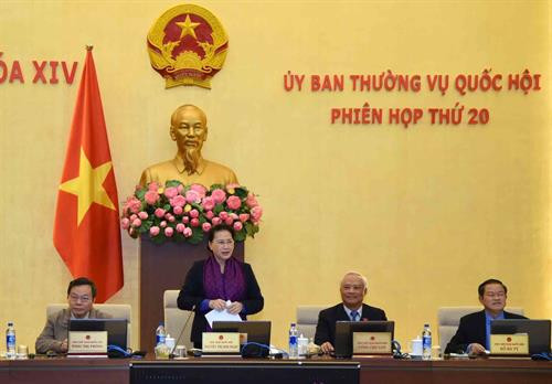 阮氏金银在会上发表讲话。(图片来源:越通社) 阮氏金银在会上发表讲话。(图片来源:越通社)