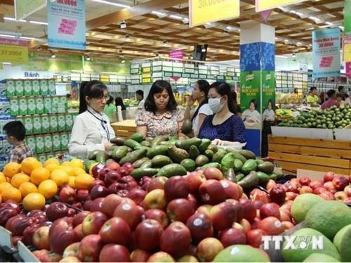 2017年前6月，居民消费价格指数（CPI）增长4.15%。（图片来源：越通社）