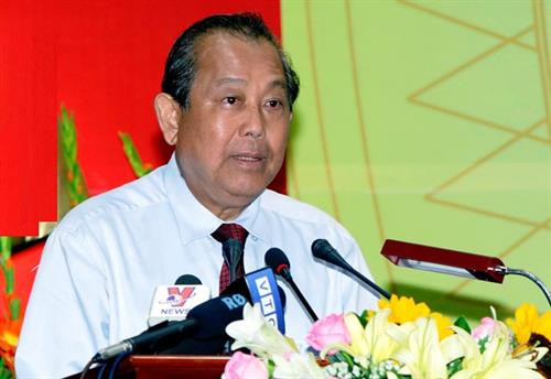 越南政府常务副总理、国家交通安全委员会主席张和平。图自互联网 越南政府常务副总理、国家交通安全委员会主席张和平。图自互联网