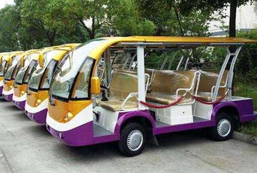 越南大叻市为游客试点观光电车。图自互联网