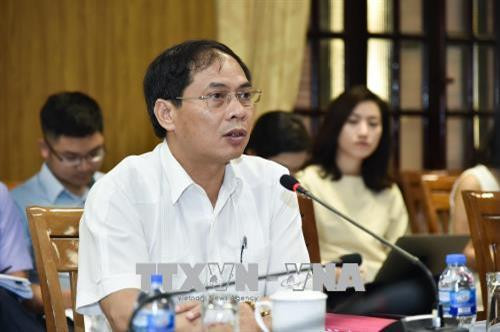 越南副外长裴青山。图自越通社