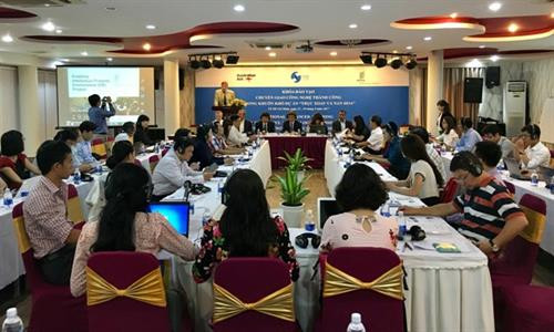 会议开幕式全景。（图片来源：most.gov.vn）