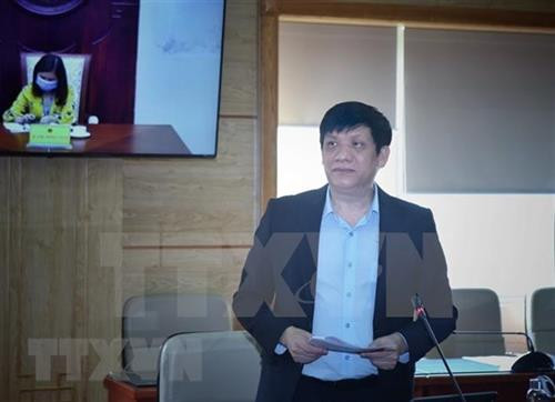 越南卫生部常务副部长阮青龙发表讲话。图自越通社 越南卫生部常务副部长阮青龙发表讲话。图自越通社