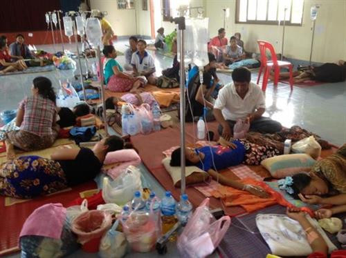 从2019年年初至7月7日，老挝全境有11561人确诊感染登革热，27人死亡。图自互联网