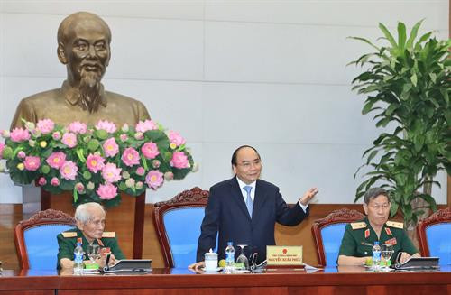 阮春福总理在会上发表讲话。（图片来源：越通社）