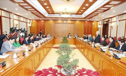 会议场景。图自越通社