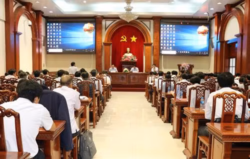 会议场景。（图片来源：越通社）
