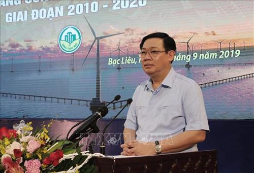 政府副总理王廷惠在会上发表讲话。图自越通社