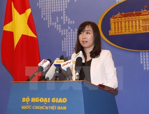 越南外交部发言人黎氏秋姮。（图片来源：越通社）
