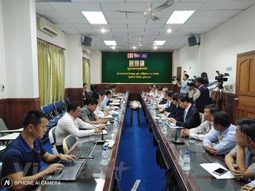 会议场景。图自越通社