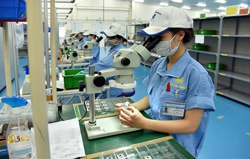 资料图：在引进外资30年（1987—2017）和北宁省建省20年后，该省引进外资已大幅增长，成为最活跃的经济区。 图自互联网