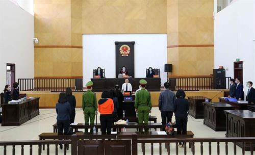 法庭场景。图自越通社 法庭场景。图自越通社